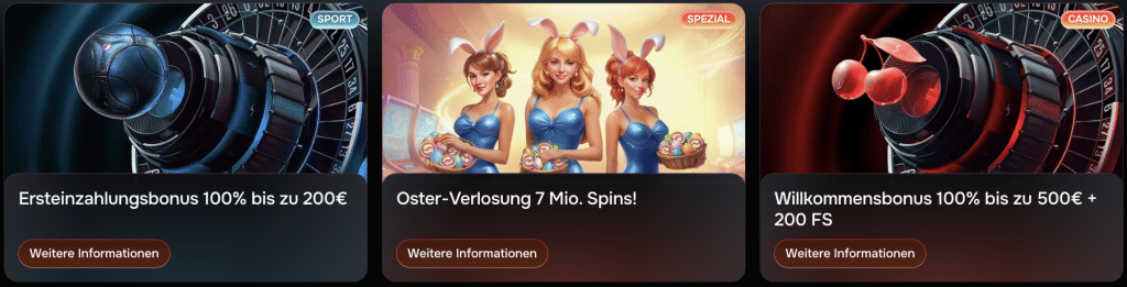 Willkommensbonus Revolution Casino